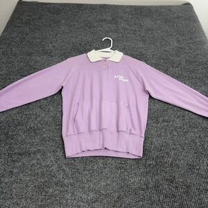 Vintage Penn State‎ Medallion Sweatshirt Women S Purple Collared Preppy Casual